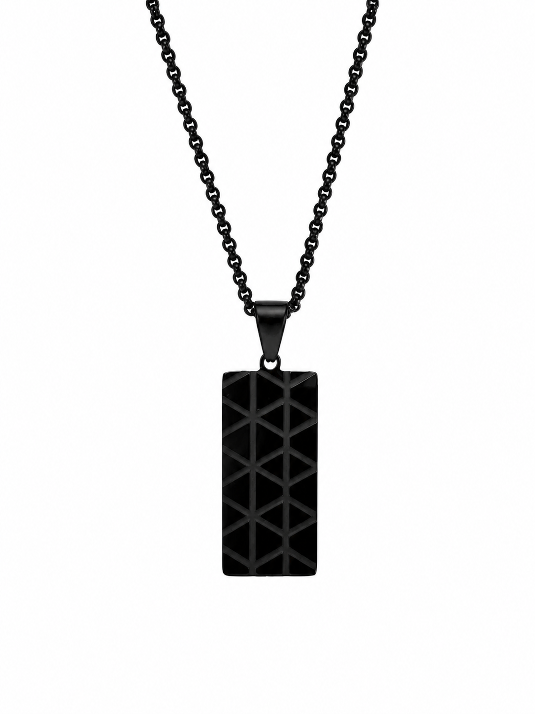 VELAR™ Geometry Pendant - Black