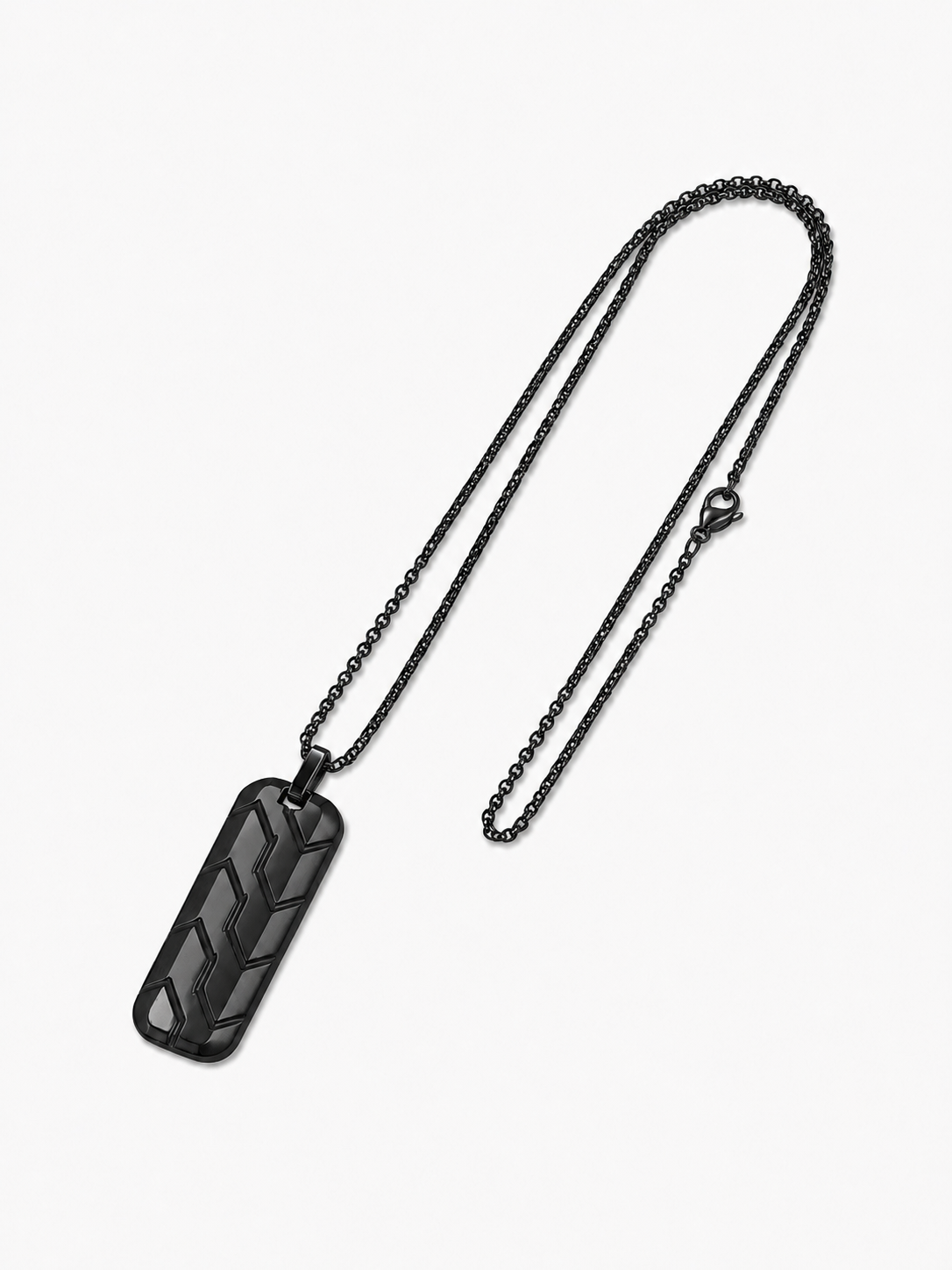 VELAR™ Chevron Pendant - Black